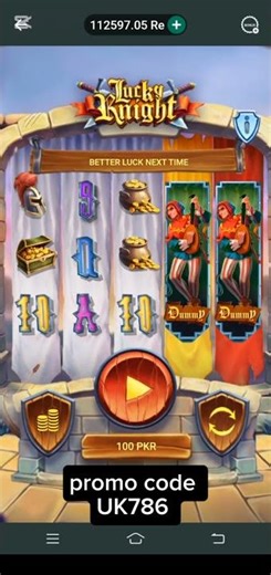 lucky Knight slot game gameplay |big winning reward 💯🎮