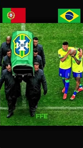 Neymar Injury + Ronaldo Down! Portugal vs Brazil Epic Match 🔥
