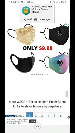 WSOP Free Mega Bonuses Turbo times and chips