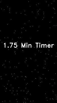 ⏳ 1.75 Minute Countdown Timer | Snow Animation | Time's Up Alert