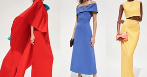 Tendencias de vestidos de fiesta 2026: Carolina Herrera presenta colores vibrantes y siluetas de impacto
