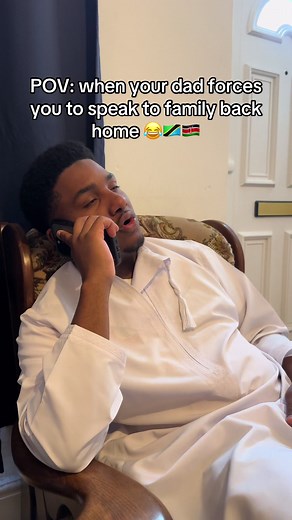 Swahili Comedy: When Dad Calls You to Talk 🤣😂