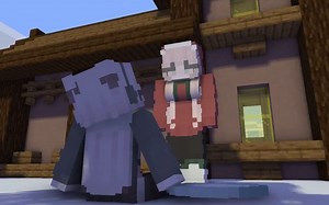 Giantess growth winter edition! Giantess animation