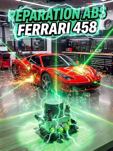 Réparation ABS Ferrari 458 #ferrari458 #absrepair #réparation #entreprise #garage #mecanique #électromécanique #électronicrepair #AutoRepair