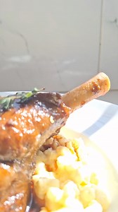 9K views · 74 reactions | Lamb shank served with creamy samp Cooking with Metjie | Cooking with Metjie | Facebook