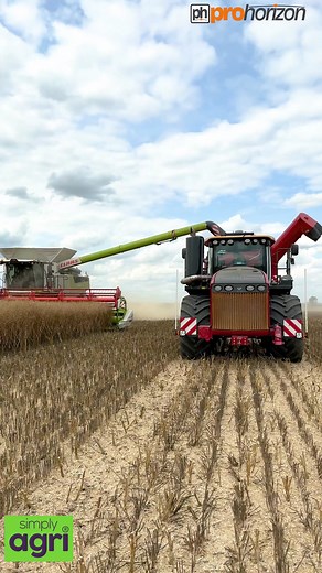 68K views · 1.3K reactions | CLAAS 8800 Lexion combine harvester cutting and unloading rapeseed #agri #harvest2023 #britishfarming | Pro Horizon Farming Content | Facebook