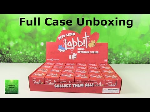 Kidrobot Bite Sized Labbit Vinyl Keychain Series Unboxing | CollectorCorner