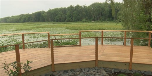 Brick Pond Observation Deck Completed