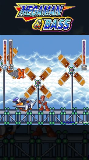 Mega Man & Bass Tengu Man #bossbattle #megaman #manhattanfight