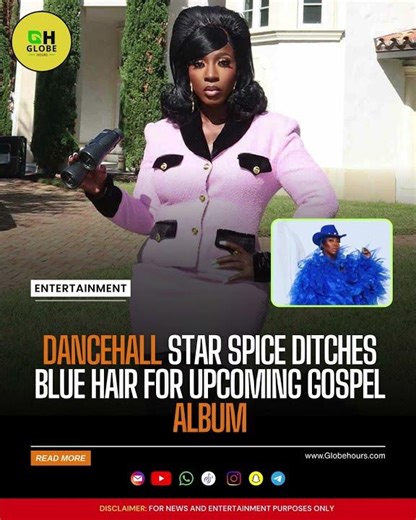 Dancehall Star Spice Ditches Blue Hair for Upcoming Gospel Album