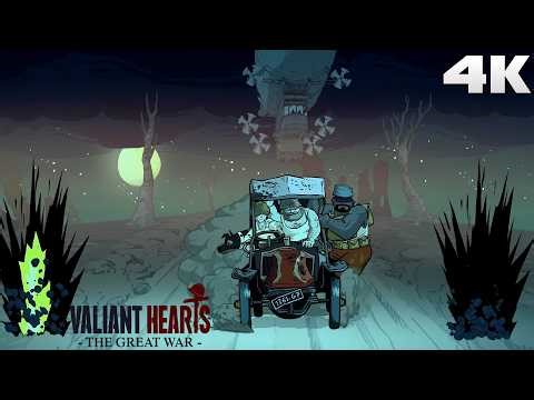 Valiant Hearts 1 - Ch1-5 Danger from Above (100% Walkthrough All Collectibles) 4K ULTRA HD