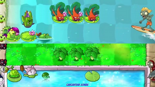 Swimming Pool Plants vs Zombies Game