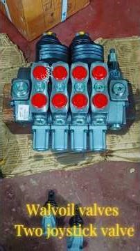 Two joystick valve Walvoil hydraulic valve #walvoil #Hydraulics #Backhoe #hydrolicLoader