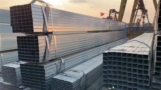 ASTM A500/A53 Galvanized Rectangular Steel Pipe Custom Sizes &amp; Thickness