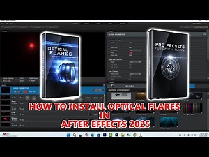 How to install Video Copilot Optical flares in After Effects 2025