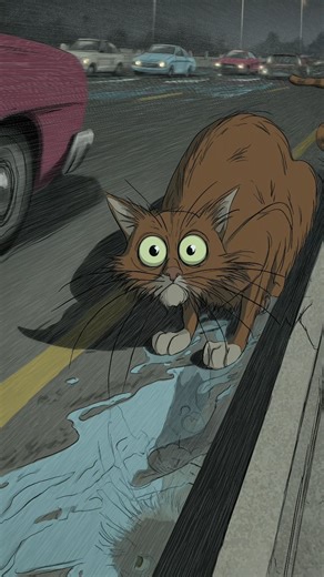 Hashem Al-Ghaili on Instagram: "Why more cats than dogs die in car accidents."