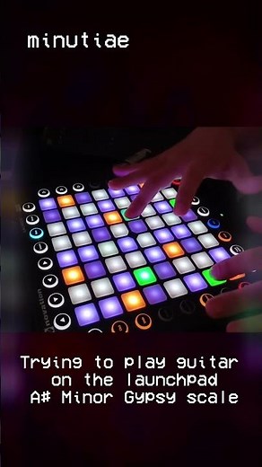 The Launchpad Pro Makes A Sweet Guitar, If You Can Play It Right. I Cannot. #midi #launchpadpro