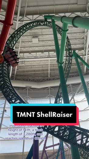 TMNT ShellRaiser: The Steepest Roller Coaster in NJ