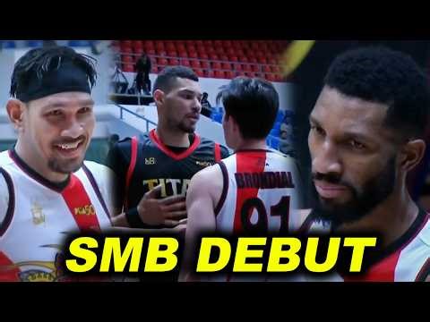 ANYARE SA DEBUT NG SMB! binangko ang import! | Lakas ni Munzon at Gilmore!