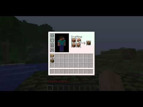 Minecraft - How to make Wooden Axe, Pick Axe, Shovel, and Hoe