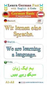 German Basic Conversation A1-A2 - 4x2