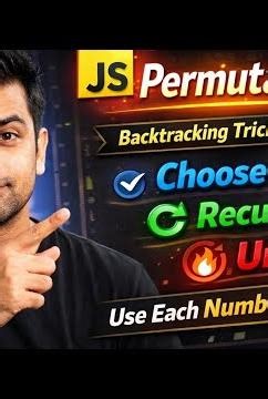 Permutations problem hard lagta hai? 😵Sach bolun —yeh bhi same Backtracking template hi hai 🔥