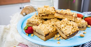 Marcel Cocit - Gluten- Free Peanut Butter & Jelly Bars