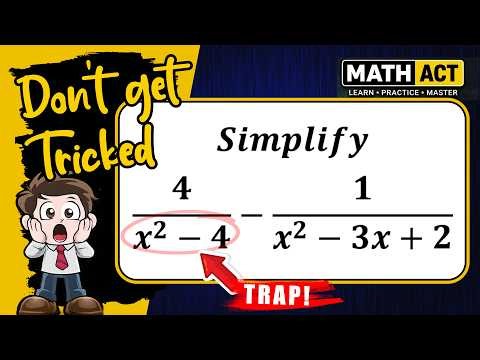 Most people mess this up / The correct way to simplify algebraic fractions