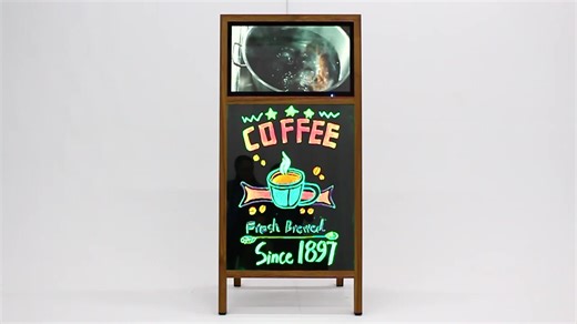 YG Hot Sale Advertising Lcd Screen Double Screens Display Portable Lcd Digital Signage Led Menu Writing Board for Restaurants