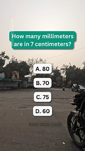 Ready to measure your wits? How many millimeters in 7 centimeters? 🤔 | Kunal's Brainteaser