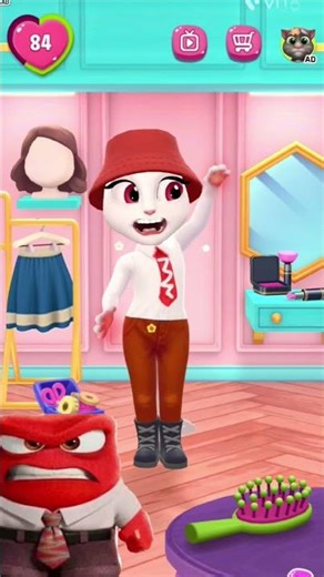 Inside out 2 characters cosplay❤#trendingshorts #mytalkingangela2 #shortvideo