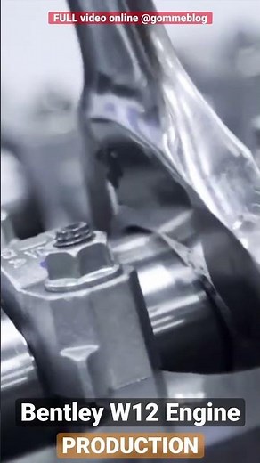 Bentley W12 Engine PRODUCTION