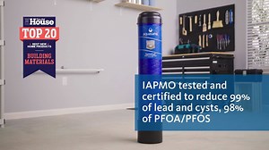 Our revolutionary OptimH2O whole house filter is certified to reduce more than 99% of lead and cysts, 98% of PFOA/PFOS, and tackles chlorine, chloramines and more. Experience optimal water filtration for the cleanest and healthiest water. Learn more at: https://www.aquasana.com/whole-house-water-filters/optimh2o-lead | Aquasana