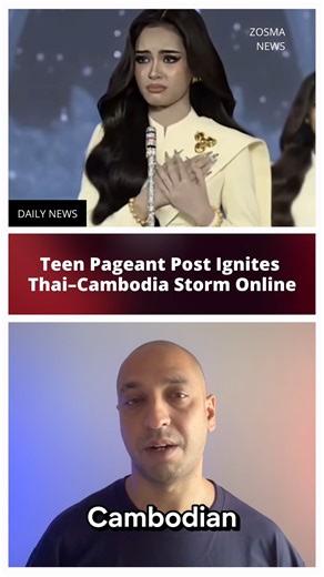 Pageant speech sparks Thailand–Cambodia uproar online. More news on www.zosmanews.com #Thailand #Cambodia #ZOSMANews | ZOSMA