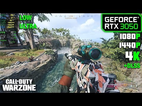 RTX 3050 | COD Warzone Pacific - 1080p, 1440p, 4K - Low & Ultra