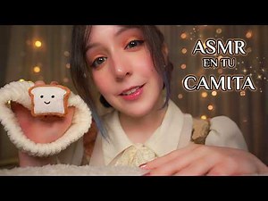 ⭐ASMR en tu CAMITA🕯️| para cuando te sientes insegura/o | infusion, cuentos y lluvia