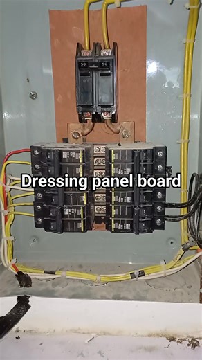 Fix panel board wiring and bolt tigthening of single phase 2 pole circuit breakers #electrician #control #Power #technician #switch #wiring #engineering #fblifestyle #diy #electrical | Electricians Guide
