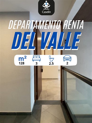 Estrena departamento en renta cerca de la Del Valle Centro #cdmx #rentadepartamento #departamentoenalquiler #delvalle #alquilerdeapartamento
