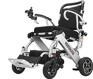 Intelligent Lightweight Foldable Electric Wheelchairs, Compact Power Wheelchair, Portable Folding Carry Wheelchair, Durable Wheelchairs