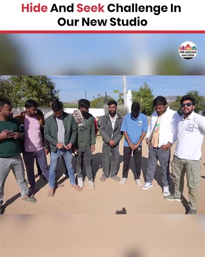 Hide And Seek Challenge In Our New Studio . . #mrindianhacker #FBVideo #FBViral #Vlog | Mr. Indian Hacker