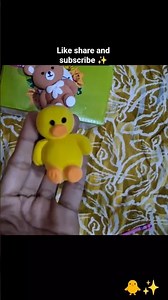 DIY # clay art of duck #easy clay art #duck making with clay # easy DIs