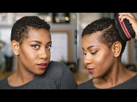 How To: STYLING BIG CHOP / Defining my TWA | 4b 4c wash n go