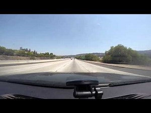 The co-drivers view: Ventura Freeway US101