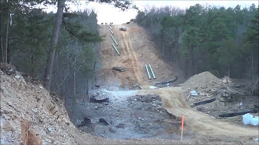 Breaking rock, moving dirt #plumbing #explosion #pipeline #dirt #excavation #fyp #fypシ #foryou #roughneck #oil #satisfying #satisfyingvideo