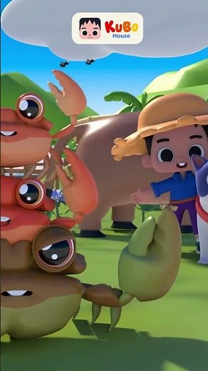 PENPEN DE SARAPEN #shorts | Nursery Rhymes & Kid Songs (Kubo House)