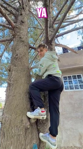 I rescue a kid that was on a tree 😱🤯😰😭