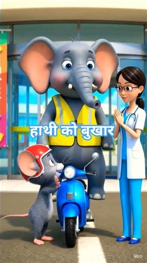 आज मंगल वार है 👈 हाथी को बुखार है 🥹aaj mangalwar hai hathi ko bukhar hai #youtubeshorts #shorts