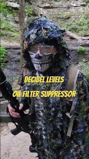 Decibel Levels of Oil Filter Suppressor W/ 300 Blackout Subsonic