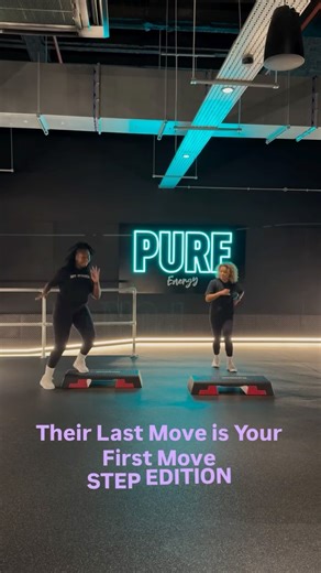 @workitoutwith_kg on Instagram: "So myself & Sha took on ´Their Last Move Is Your First Move’ Challenge 💥Step Edition 💥 Had way too much fun with this one… and yes, it was WAY harder than it looks 😂😮‍💨🔥 How did we do?? #Dancechallenge #Stepedition #Stepinstructors"