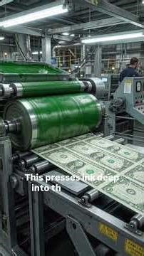 This Is How Money Is Actually Made 🤯 #money #facts #currency #moneytok #dollar